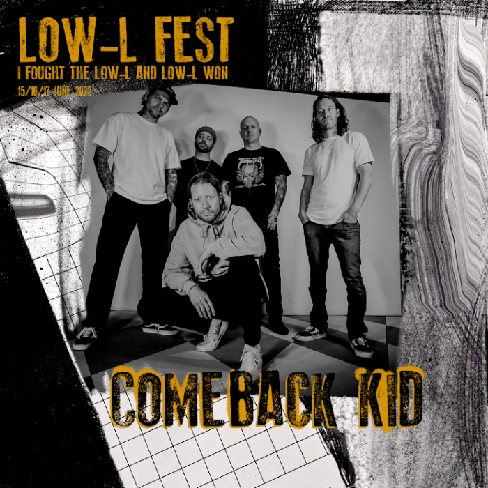 I Comeback Kid al Low-L Fest per la loro unica data italiana