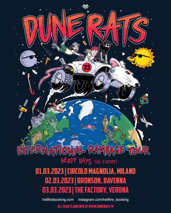 Dune Rats: tre date la settimana prossima!
