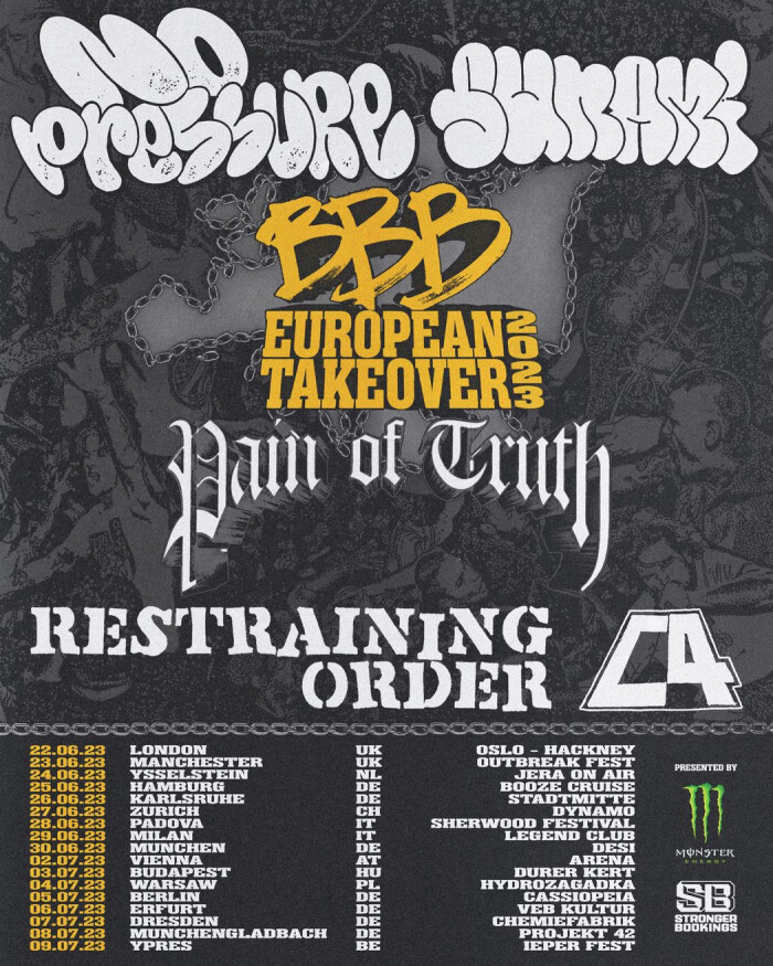 Road to BBB European Takeover 2023 // Pain Of Truth share lead single ‘Actin’ Up’ feat. Steve Buhl of 200 Stab Wounds