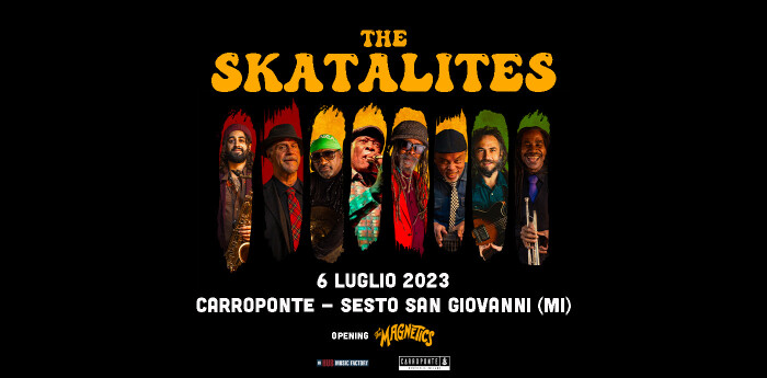 THE MAGNETICS, IL PROGETTO SKA DI OLLY RIVA E MR. MASSA DEGLI SHANDON, IN APERTURA A THE SKATALITES