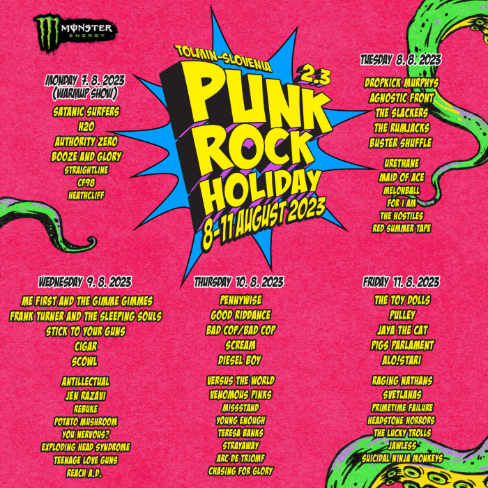 Punk Rock Holiday is less than 2 weeks away!