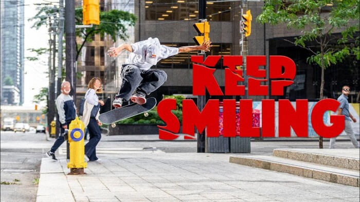 Red Bull Skateboarding // TJ Rogers video part ‘Keep Smiling’