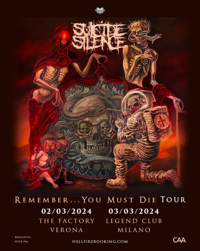 Suicide Silence: due date in Italia!