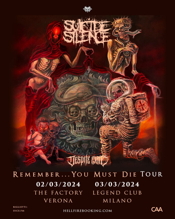 Suicide Silence: Despite Exile in apertura!