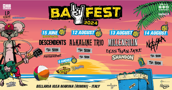 BAY FEST: ANNUNCIATI I PRIMI NOMI DELL’EDIZIONE 2024!