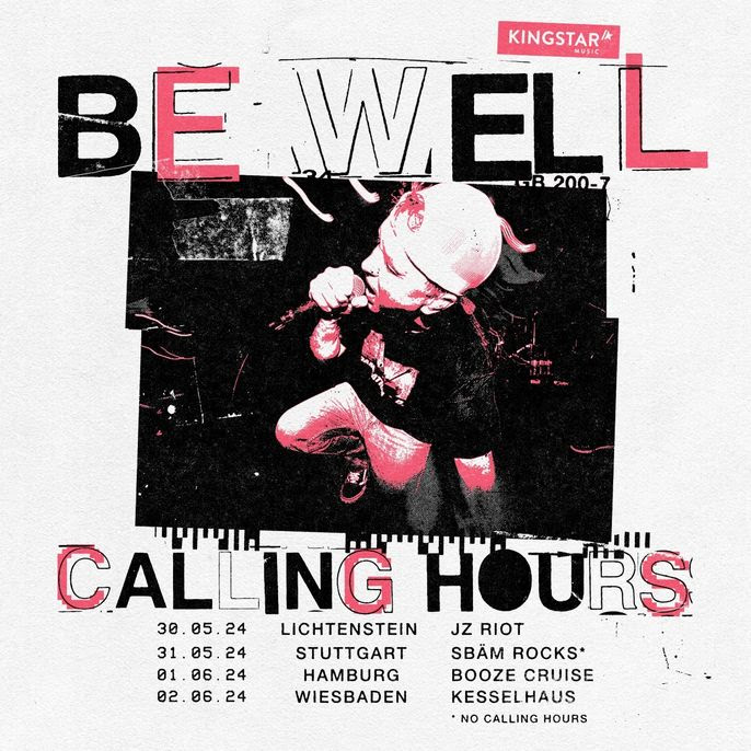American punk rock band Calling Hours announces EU tour dates with Be Well