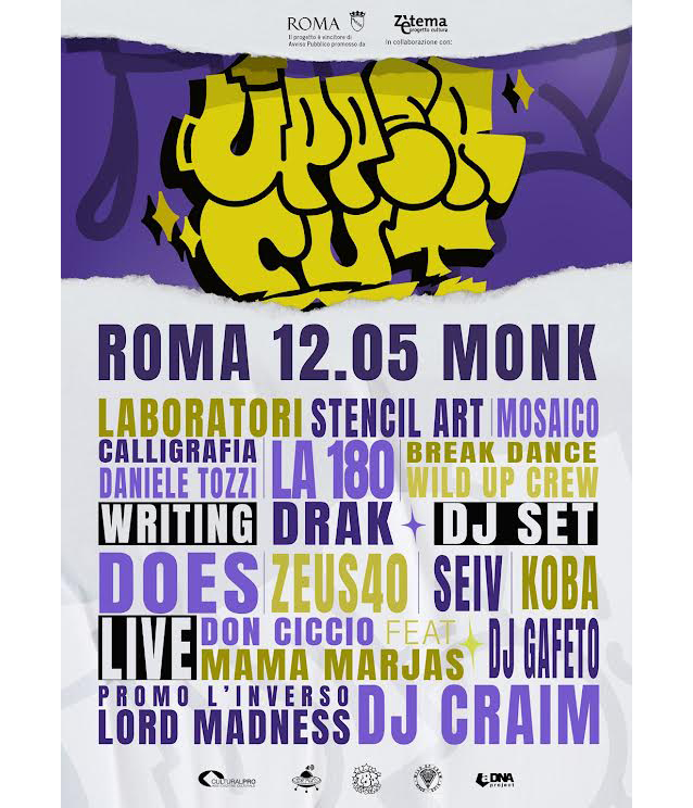 Uppercut, al Monk la prima edizione del block party dedicato alla cultura Hip-Hop