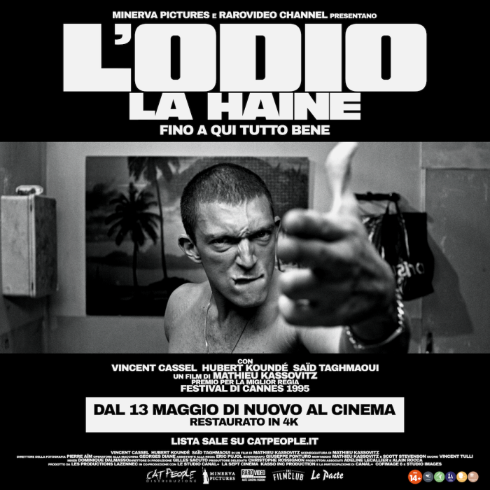 ‘L’Odio’ dal 13 maggio di nuovo al cinema