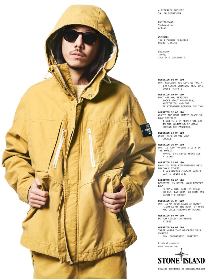 STONE ISLAND AW ’024 ’025 PANAMA RECYCLED OXIDE PLATING