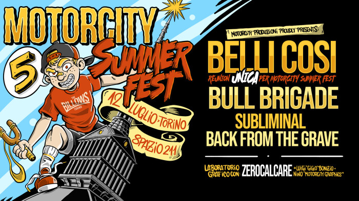 Motorcity Summer Festival 2025: la quinta edizione torna a Spazio 211 Torino il 12 luglio 2025
