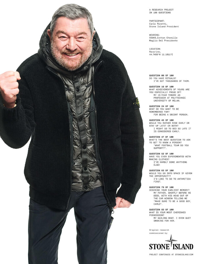 STONE ISLAND PRESIDENT KNIT AUTUMN WINTER ’024 ’025
