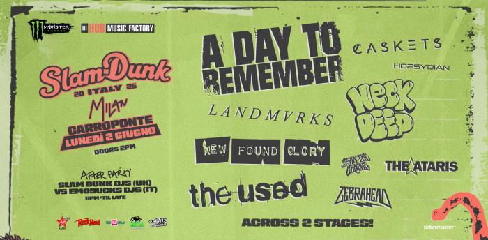 SLAM DUNK FESTIVAL ITALY 2025: LINE UP COMPLETATA!