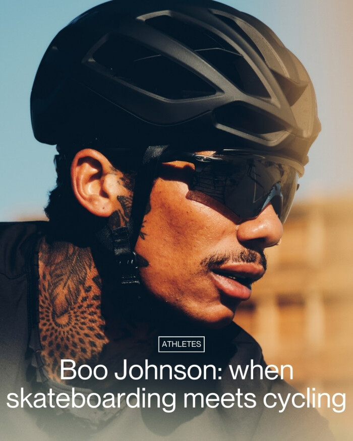 Boo Johnson: when Skateboarding meets Cycling